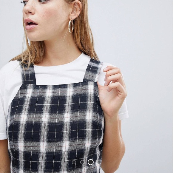 Daisy Street Wide Strap Cami Dress in Retro Check - Picture 2 of 4